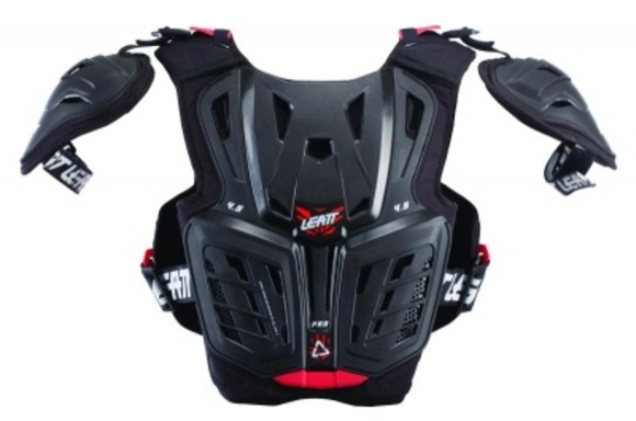 Защита панцирь подростковый Leatt Chest Protector 4.5 Pro Junior черная / красная S/M (134-146) (5017120130 pitbikemarket.ru