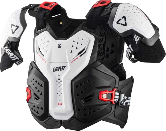Защита панцирь Leatt Chest Protector 6.5 Pro (White, S/M, 2024 (5021400220)) pitbikemarket.ru