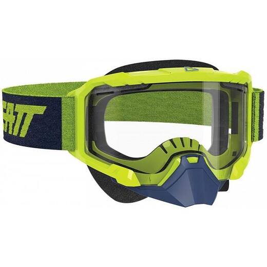Очки Leatt Velocity 4.5 SNX Goggle Neon Lime Clear (8020003080) pitbikemarket.ru