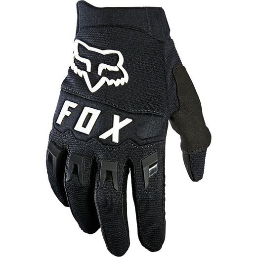 Мотоперчатки подростковые Fox Dirtpaw Youth Glove Black/White, YL, 2021 (25868-018-YL) pitbikemarket.ru