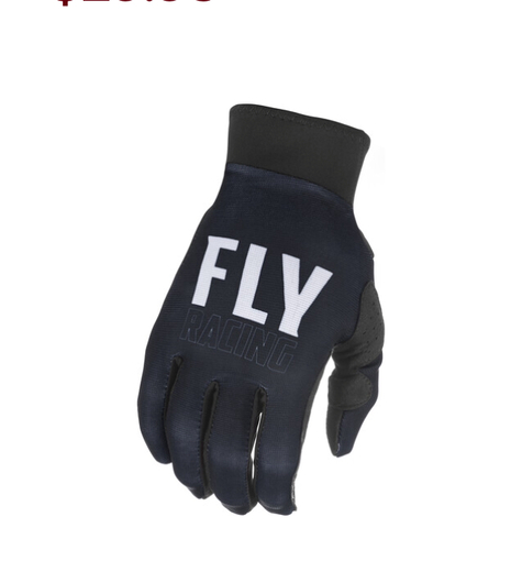 Перчатки FLY RACING PRO LITE черные/белые (2021)  7 pitbikemarket.ru