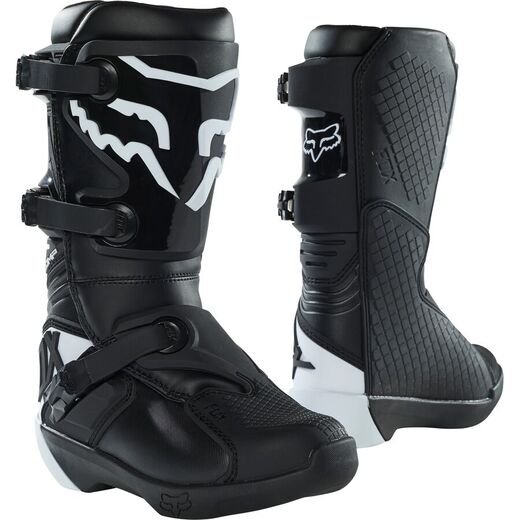Мотоботы подростковые Fox Comp Youth Boot (2021) Подростковый, Y4, черный, 2021 (27689-001-4) pitbikemarket.ru