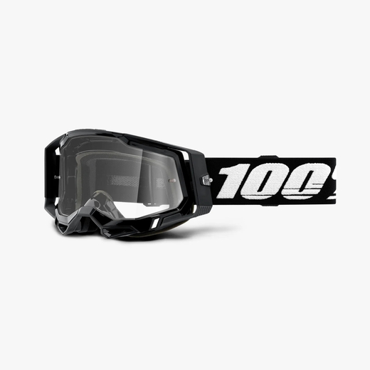 Очки 100% Racecraft 2 Goggle Black / Clear Lens (50009-00001) pitbikemarket.ru