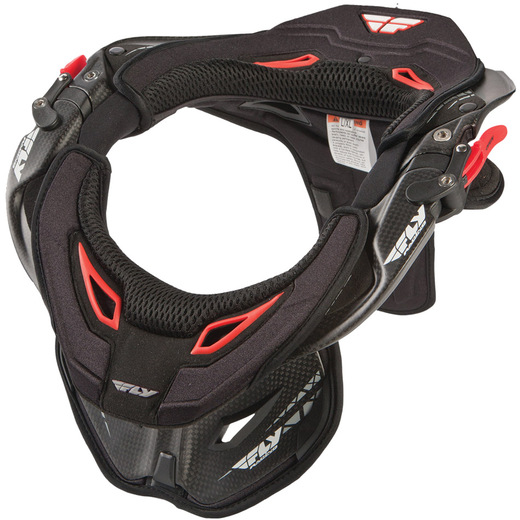 Защита шеи FLY RACING PRO LITE CARBON NECK BRACE черная  S-M pitbikemarket.ru