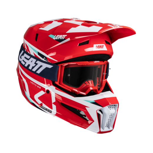 Мотошлем Leatt Moto 3.5 Helmet Kit (Red, M, 2025 (1025100462)) pitbikemarket.ru