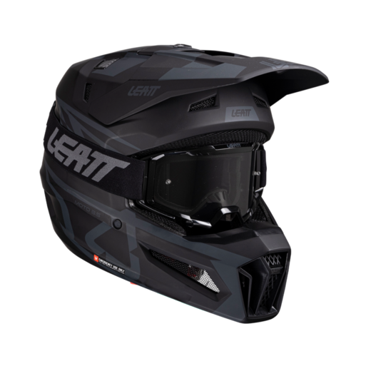 Мотошлем Leatt Moto 3.5 Helmet Kit (Stealth, L, 2025 (1025100503)) pitbikemarket.ru
