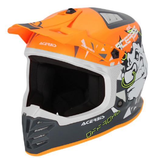 Шлем детский Acerbis PROFILE JUNIOR Orange/Grey, M (49-50) pitbikemarket.ru