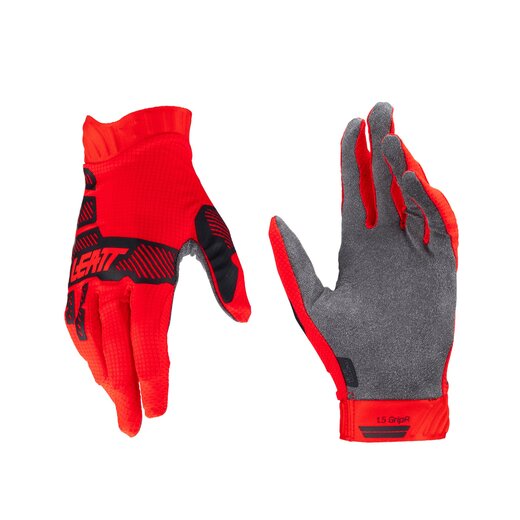 Мотоперчатки подростковые Leatt Moto 1.5 Jr Glove (Red, M, 2025 (6024090361)) pitbikemarket.ru