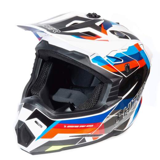 Шлем мото кроссовый HIZER J6801 №8 (L) ADVENTURE pitbikemarket.ru