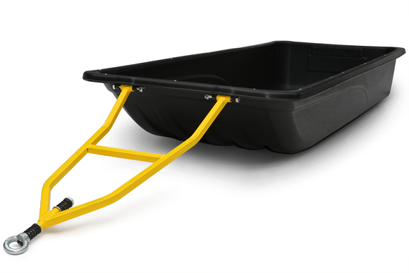 Сани волокуши с обвязкой (без полозьев) Тайга-2100 (2100x800x300) для снегохода, мотобуксировщика, рыбалки, охоты. Ширина дна 550. pitbikemarket.ru